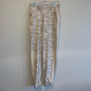 Athleta. 4. Tan camo light weight jogger with pockets.